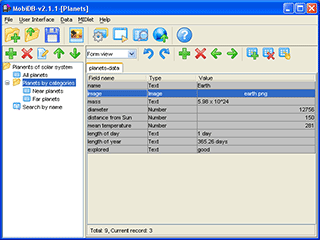 Click to view BarbusLab MobiDB 2.3.1 screenshot