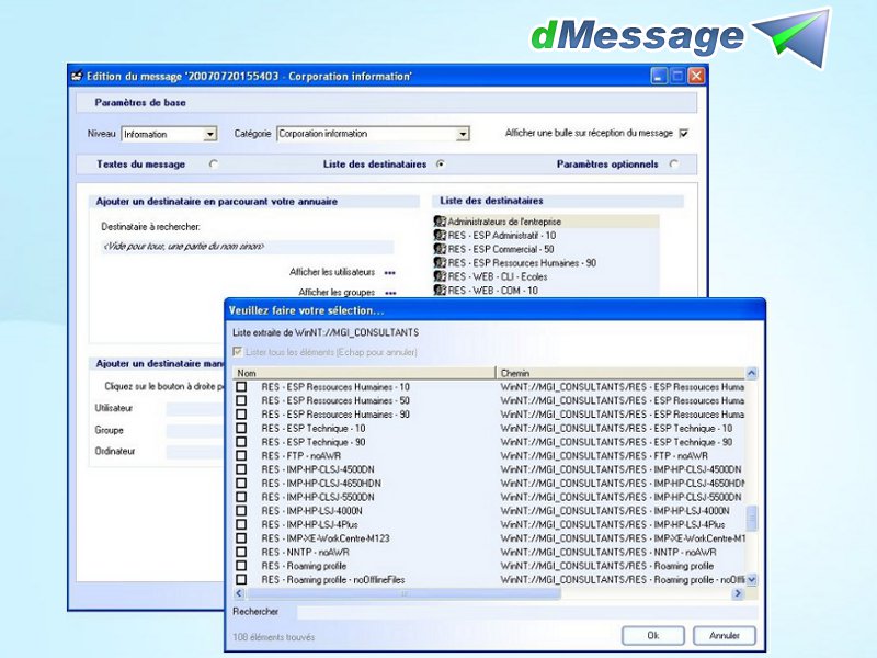 Click to view dMessage 6.20 screenshot