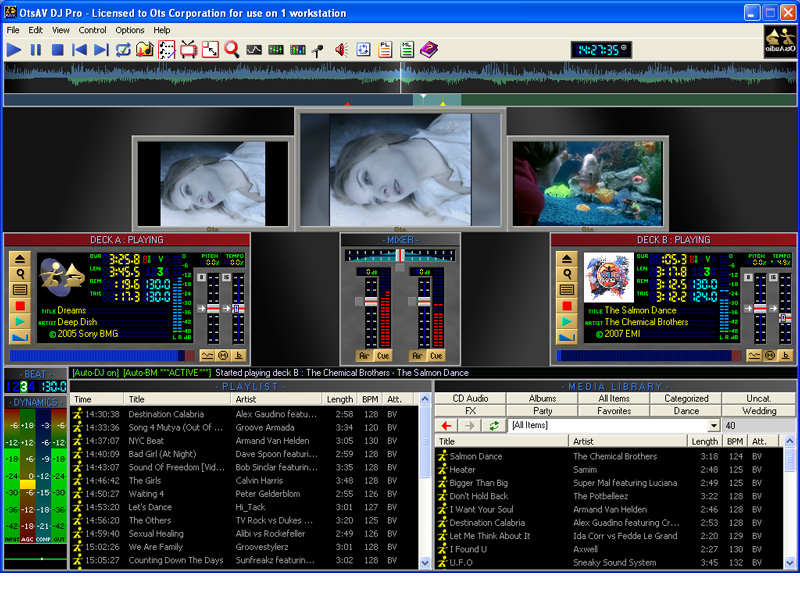 Click to view OtsAV DJ 1.85.076 screenshot