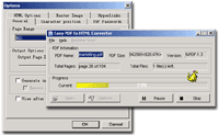 Click to view Easy PDF to HTML Converter 2.0.1 screenshot