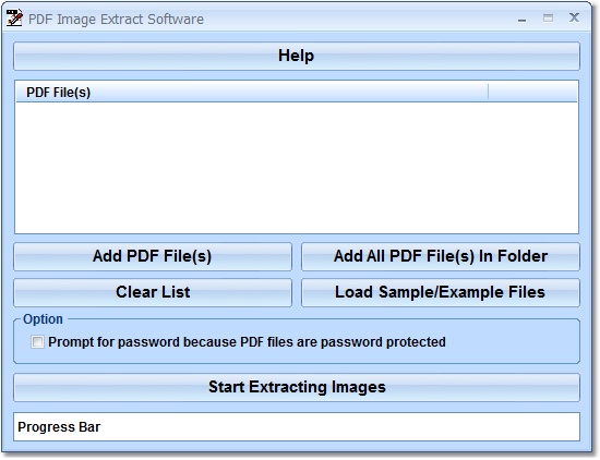Click to view PDF Image Extract Software 7.0 screenshot