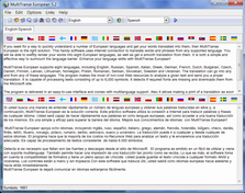 Click to view MultiTranse European 6.4 screenshot