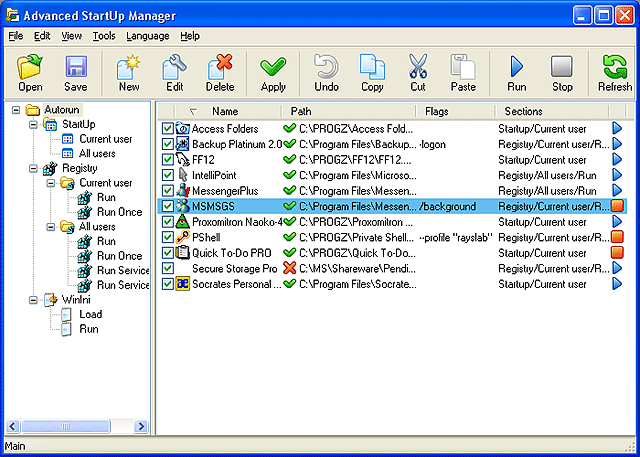 Click to view Advanced StartUp Manager 2.0 screenshot