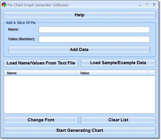 Click to view Pie Chart Graph Generator Software 7.0 screenshot