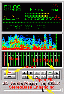 Click to view 4D AudioPlayer SGLX 1.5 screenshot