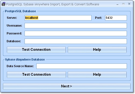 Click to view PostgreSQL Sybase iAnywhere Import, ../36279/Export__amp.css; Conve 7.0 screenshot