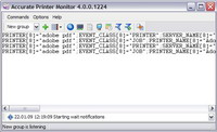 Click to view Accurate Printer Monitor 5.1.3.1001 screenshot