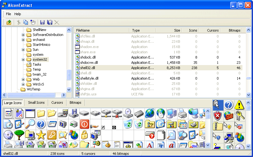 Click to view AIconExtract 3.1.0.12 screenshot