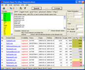 Click to view Domain Name Pro 5.33 screenshot
