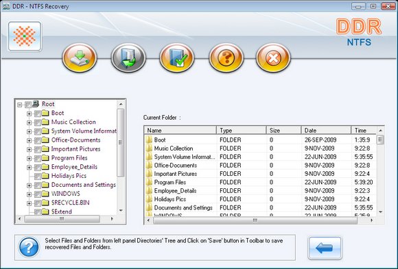 Click to view NTFS Partition Recovery 4.0.1.6 screenshot