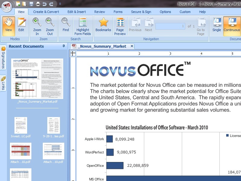 Click to view Novus PDF 2011 screenshot