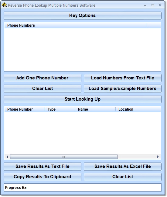 Click to view Reverse Phone Lookup Multiple Numbers Software 7.0 screenshot