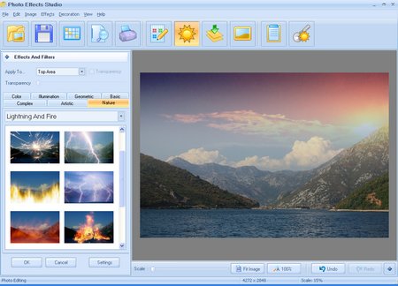 Click to view Photo Effects Studio 3.45 screenshot