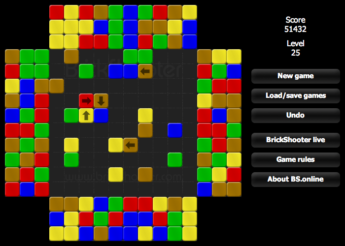 Click to view BrickShooter Online 1.5.3 screenshot