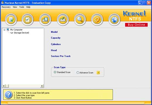 Click to view XP Partition Recovery 11.01.01 screenshot
