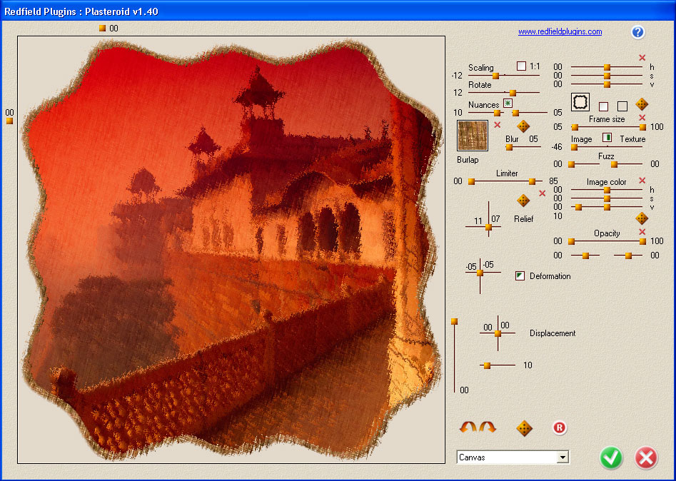 Click to view Plasteroid plug-in 1.43 screenshot