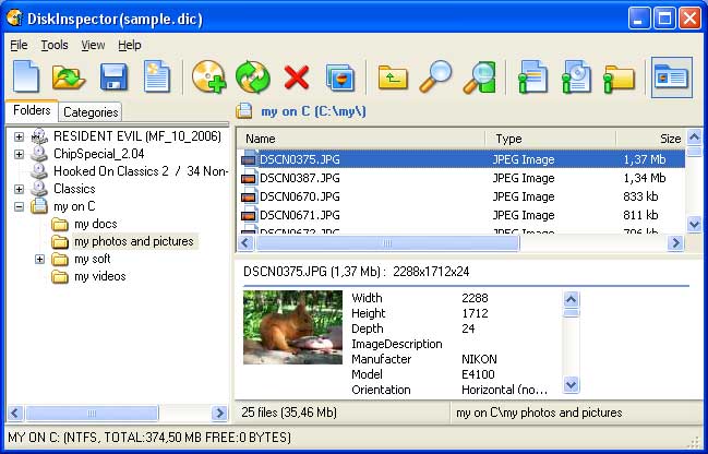 Click to view Disk Inspector 3.1 screenshot