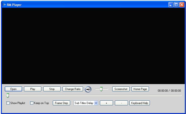 Click to view RM Player 1.0 screenshot