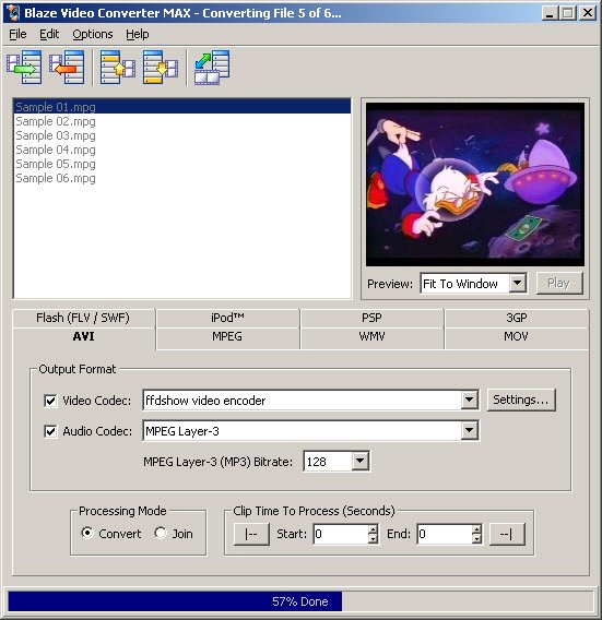 Click to view Blaze Video Converter MAX 1.0 screenshot