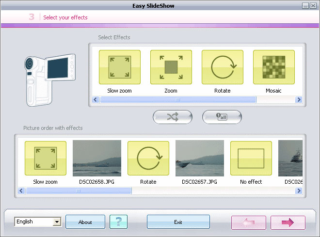 Click to view Easy SlideShow U3 Edition 1.0.4.1 screenshot