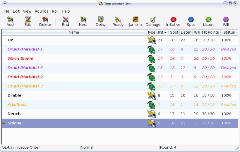 Click to view Turn Watcher 1.4 screenshot