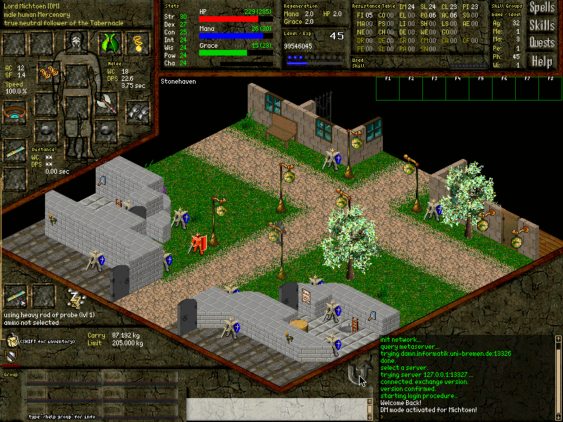 Click to view Daimonin 0.9.7.1 screenshot