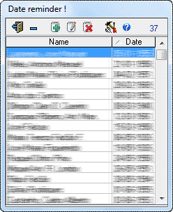 Click to view Date Reminder 1.1.3.0 screenshot