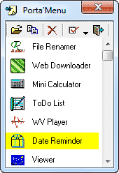 Click to view PortaMenu 1.0.4.1 screenshot