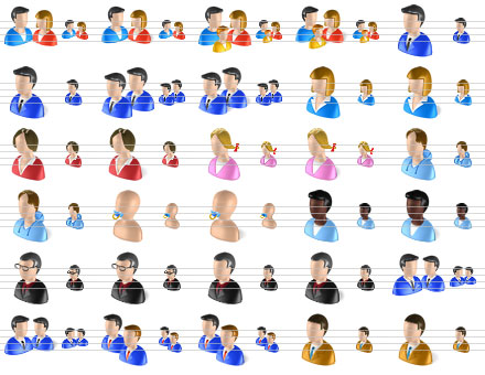 Click to view Large People Icons 2013.3 screenshot