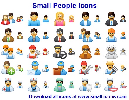 Click to view Small People Icons 2013.1 screenshot
