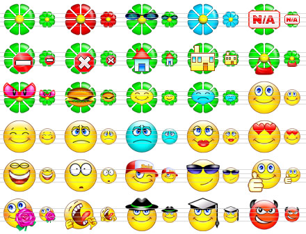 Click to view Smile Icon Set 3.11 screenshot