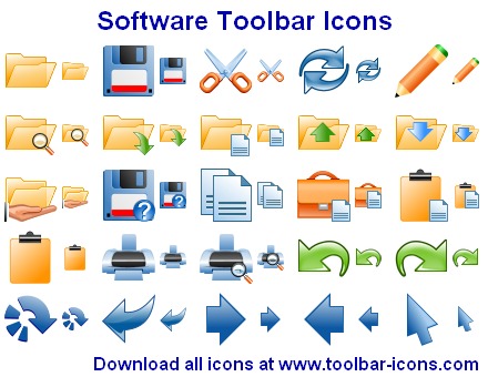 Click to view Software Toolbar Icons 2011.1 screenshot