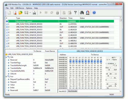 Click to view USB Monitor Pro 2.7.3 screenshot