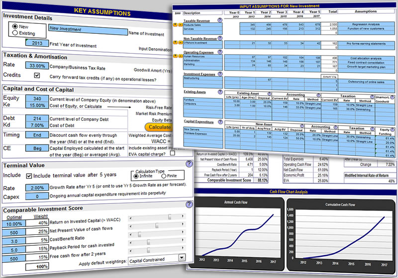 Click to view Investment and Business Valuation 3.0 screenshot