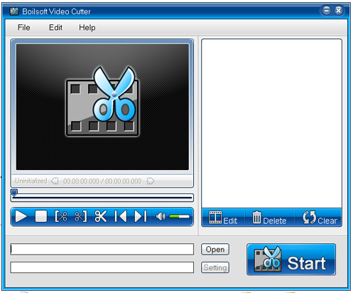 Click to view Boilsoft Video Cutter 1.23 screenshot