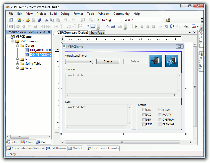 Click to view Virtual Serial Port Control 3.3.1 screenshot