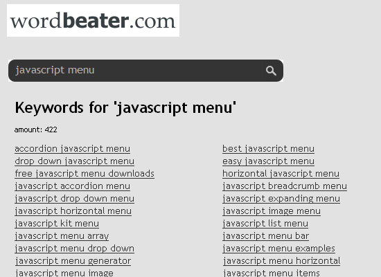 Click to view WordBeater.com 1.0 screenshot