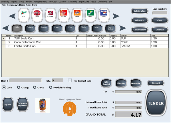 Click to view POS MAID 2.3431 screenshot