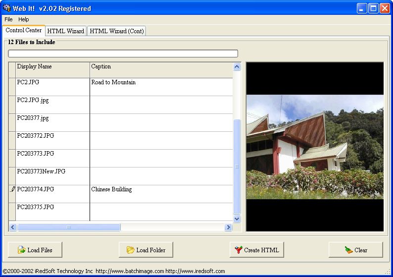 Click to view Web It! 2.61 screenshot