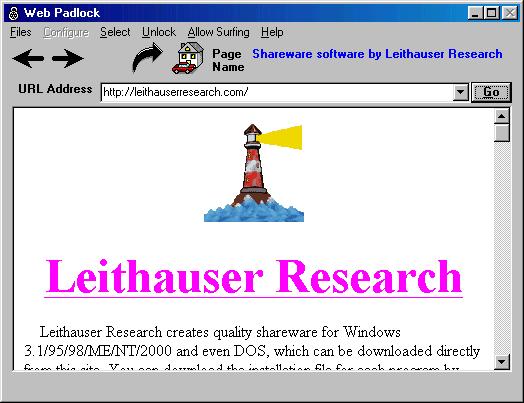 Click to view Web Padlock 3.2 screenshot