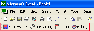 Click to view Convert XLS to PDF For Excel 4.00 screenshot