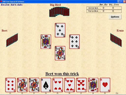 Click to view 500 Card Game From Special K Software 6.15 screenshot