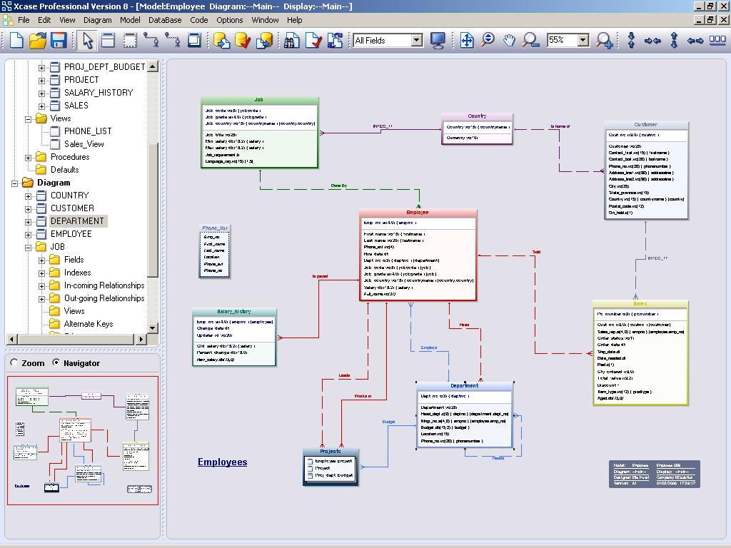 Click to view Xcase Professional Trial Edition 8 screenshot