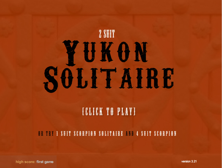 Click to view Yukon Solitaire 1.0 screenshot