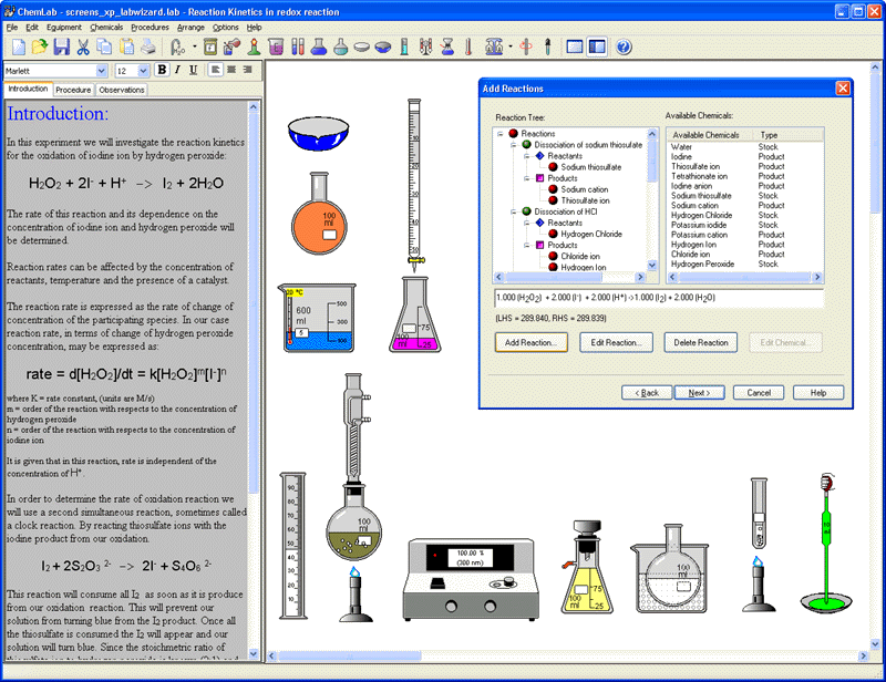 Click to view ChemLab 2.5.1 screenshot
