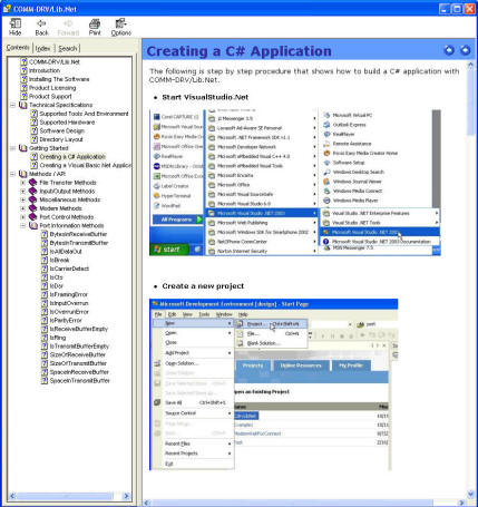 Click to view COMM-DRV/Lib.Net Professional Edition 20.00 screenshot
