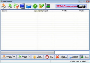 Click to view MP4 Converter 1.0 screenshot