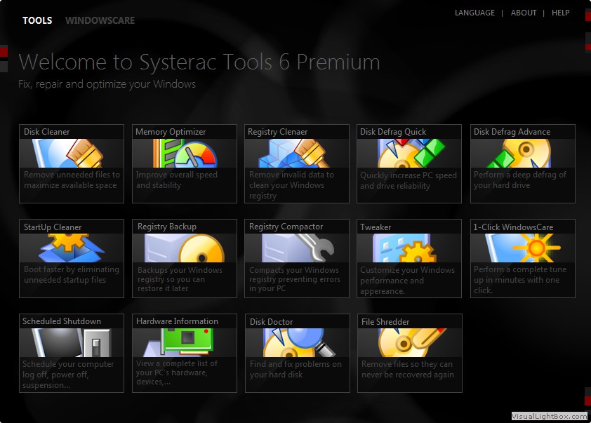 Click to view Systerac Tools Premium 6.11 screenshot