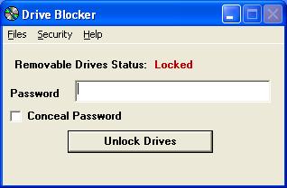 Click to view Drive Blocker 2.0.0 screenshot