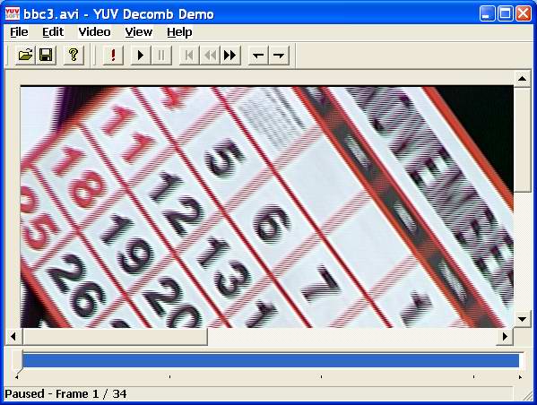 Click to view YUVsoft Decomb (Deinterlace) Demo 2.0 screenshot